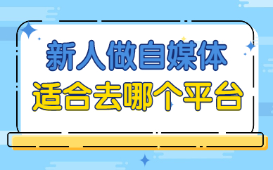新人做自媒体适合去哪个平台发展